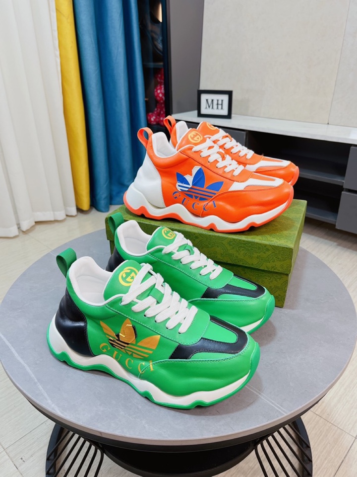 K5 Gucci  古奇 GUCCI老爹鞋大底爆款休闲运动鞋，透气舒适，行走方便，潮男百搭之款，鞋面牛皮包边大底3D鞋面印花真皮内里Gucci  古奇 流行原版大底 运动跑步风，超级舒服。码数38-44″},”watermark”:”