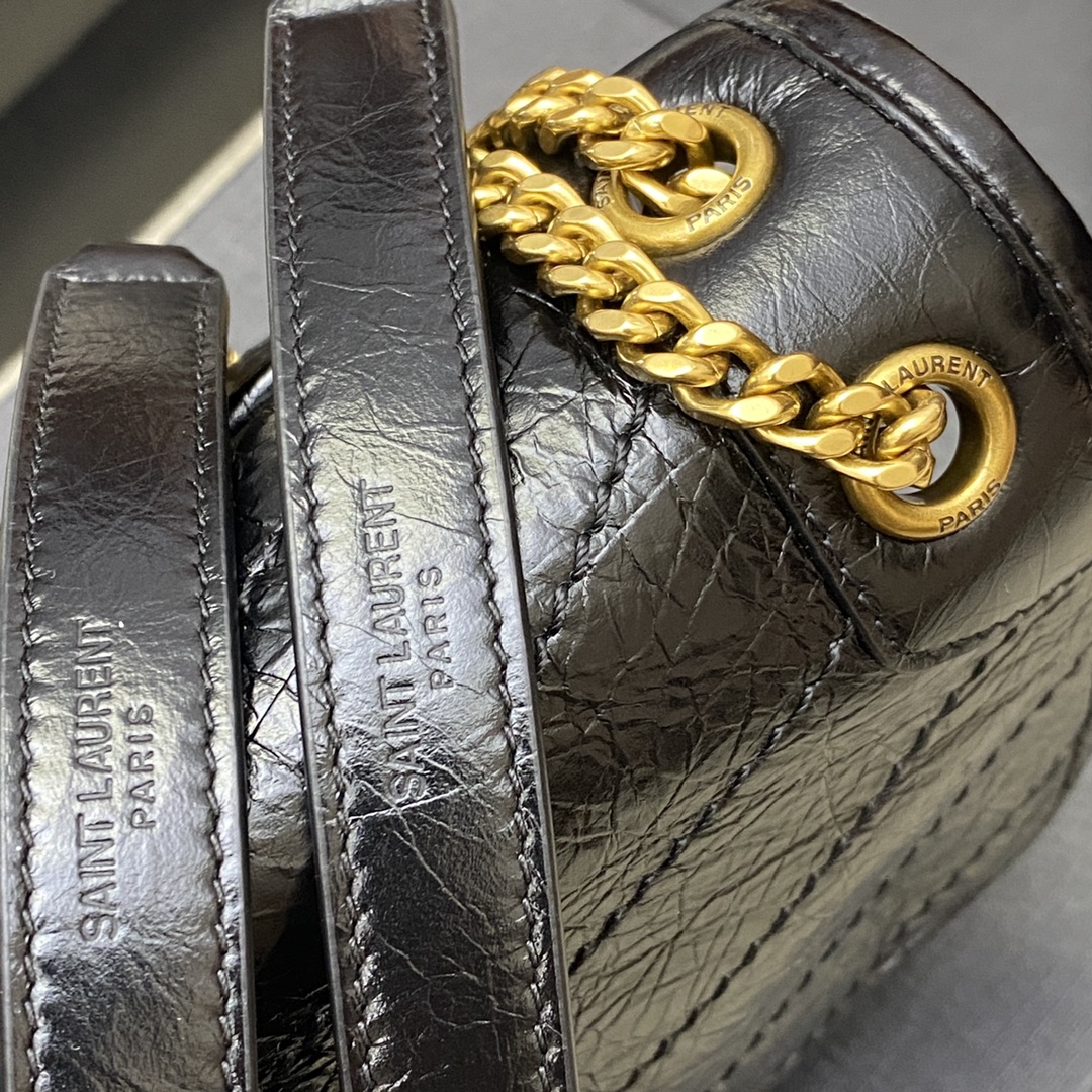 Saint Laurent 油腊黑皮/古金