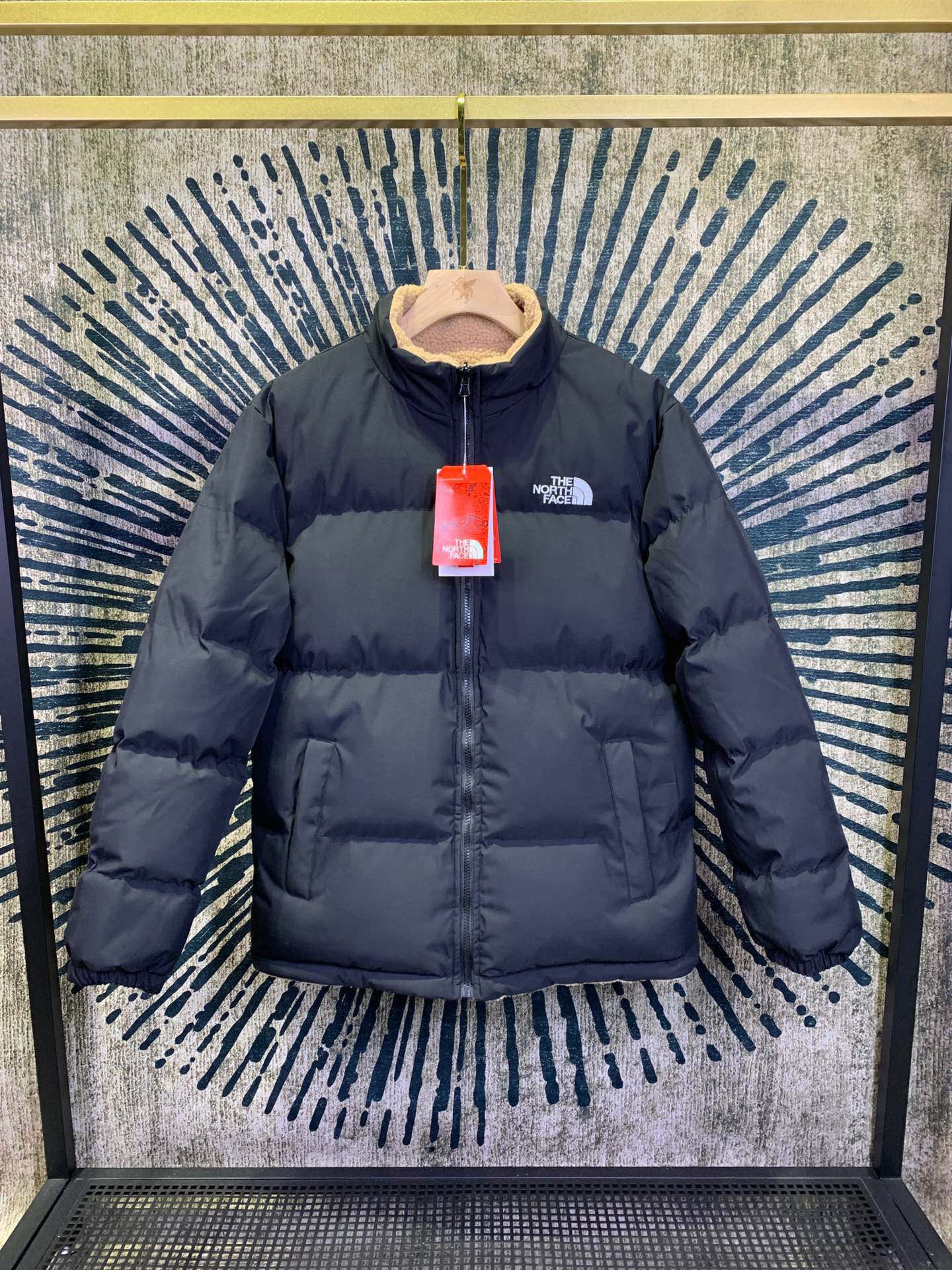 205 THE NORTH FACE 北面 运动休闲加厚保暖羊羔绒棉服