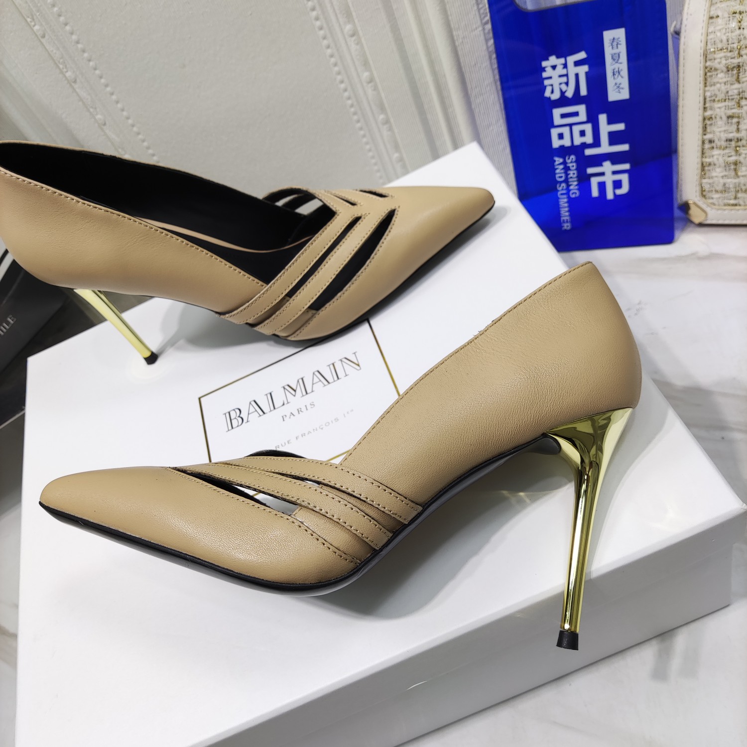 “2022 Spring/Summer Zenium High Heels: Hybrid Sheep Skin, Italian Soles, 9.5CM” - 图片 3