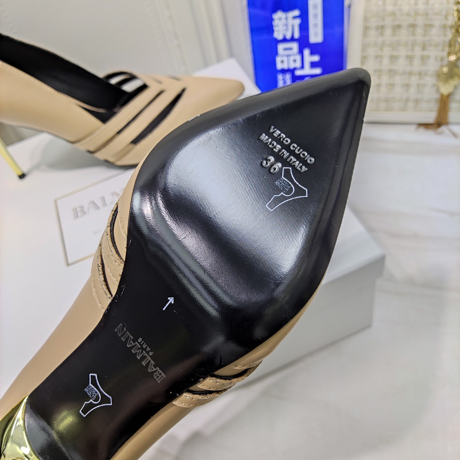 “2022 Spring/Summer Zenium High Heels: Hybrid Sheep Skin, Italian Soles, 9.5CM” - 图片 4