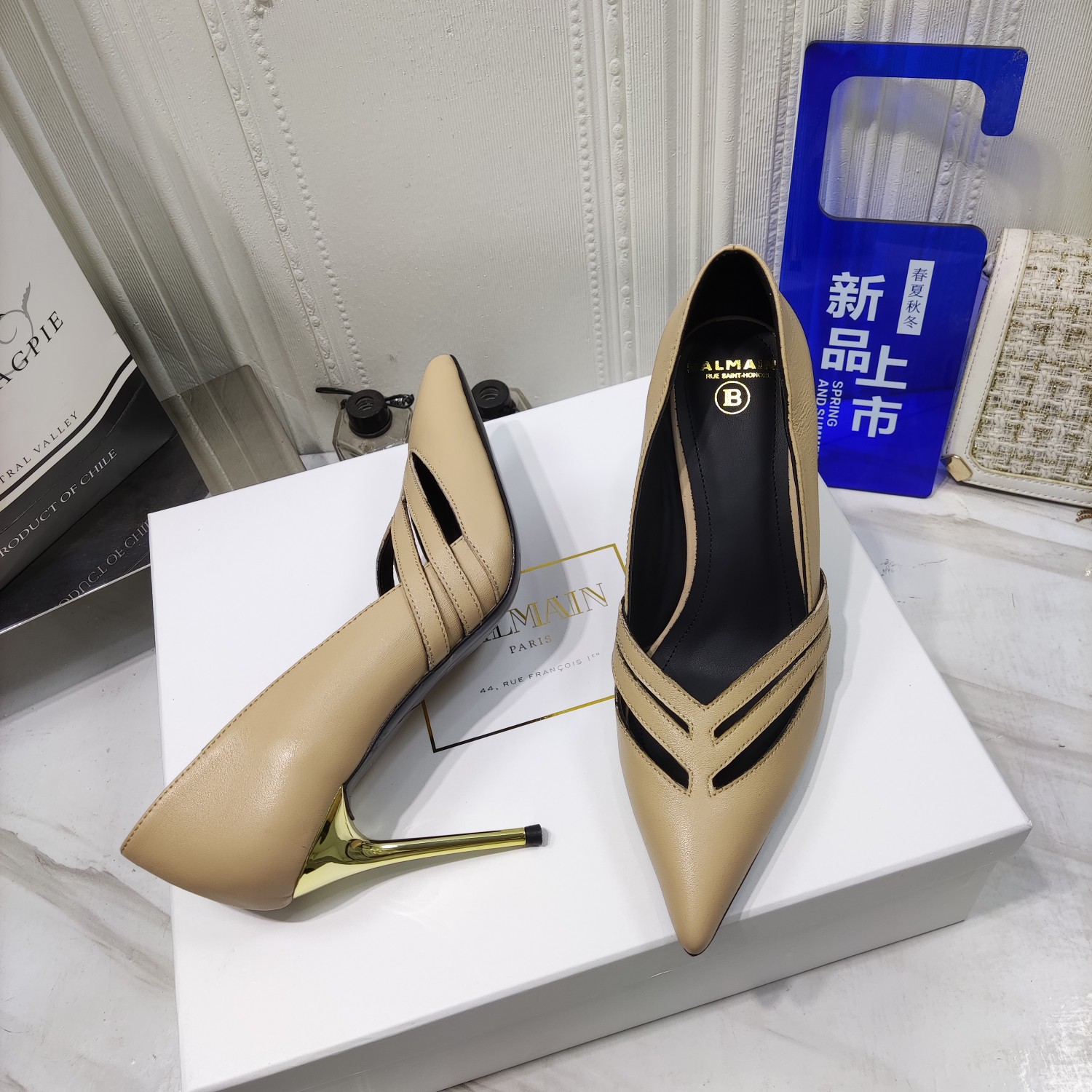 “2022 Spring/Summer Zenium High Heels: Hybrid Sheep Skin, Italian Soles, 9.5CM” - 图片 8