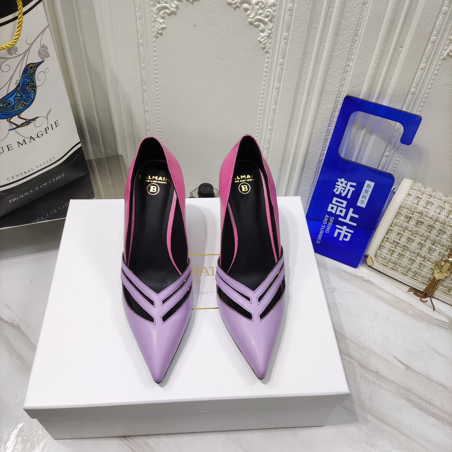 “Zenium 2022 Spring/Summer High Heels: Premium Sheepskin, Italian Soles, 9.5CM Height” - 图片 5