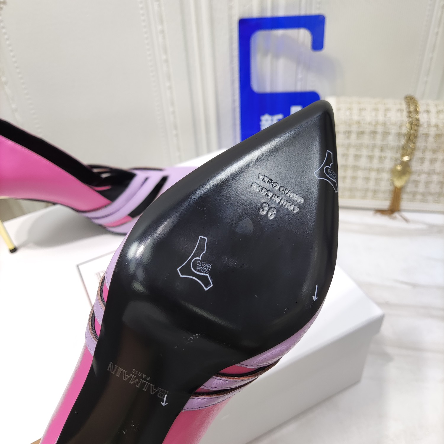 “Zenium 2022 Spring/Summer High Heels: Premium Sheepskin, Italian Soles, 9.5CM Height” - 图片 6