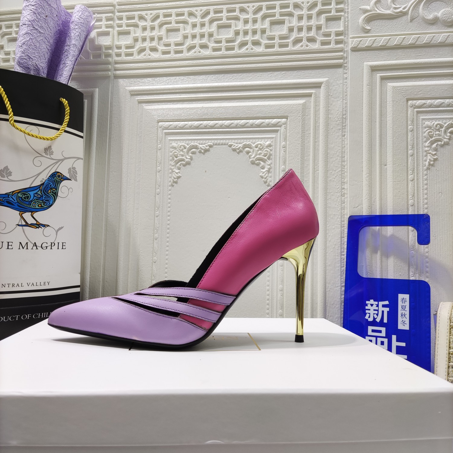 “Zenium 2022 Spring/Summer High Heels: Premium Sheepskin, Italian Soles, 9.5CM Height” - 图片 9