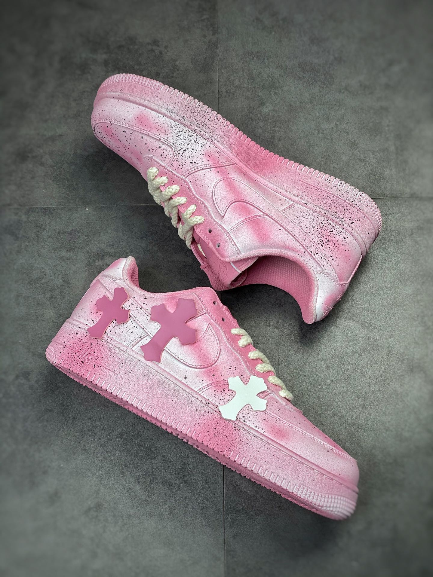 350 Nike Air Force 1 Low 07 粉色克罗心