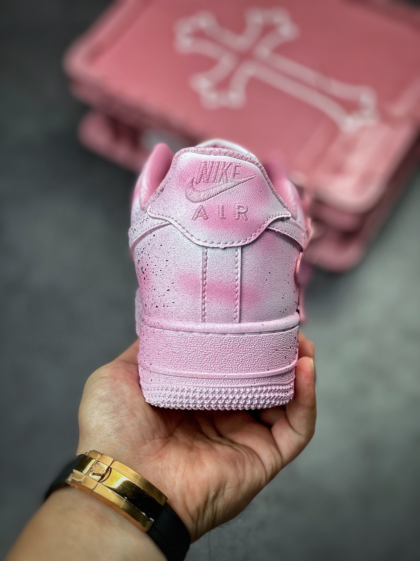350 Nike Air Force 1 Low 07 粉色克罗心