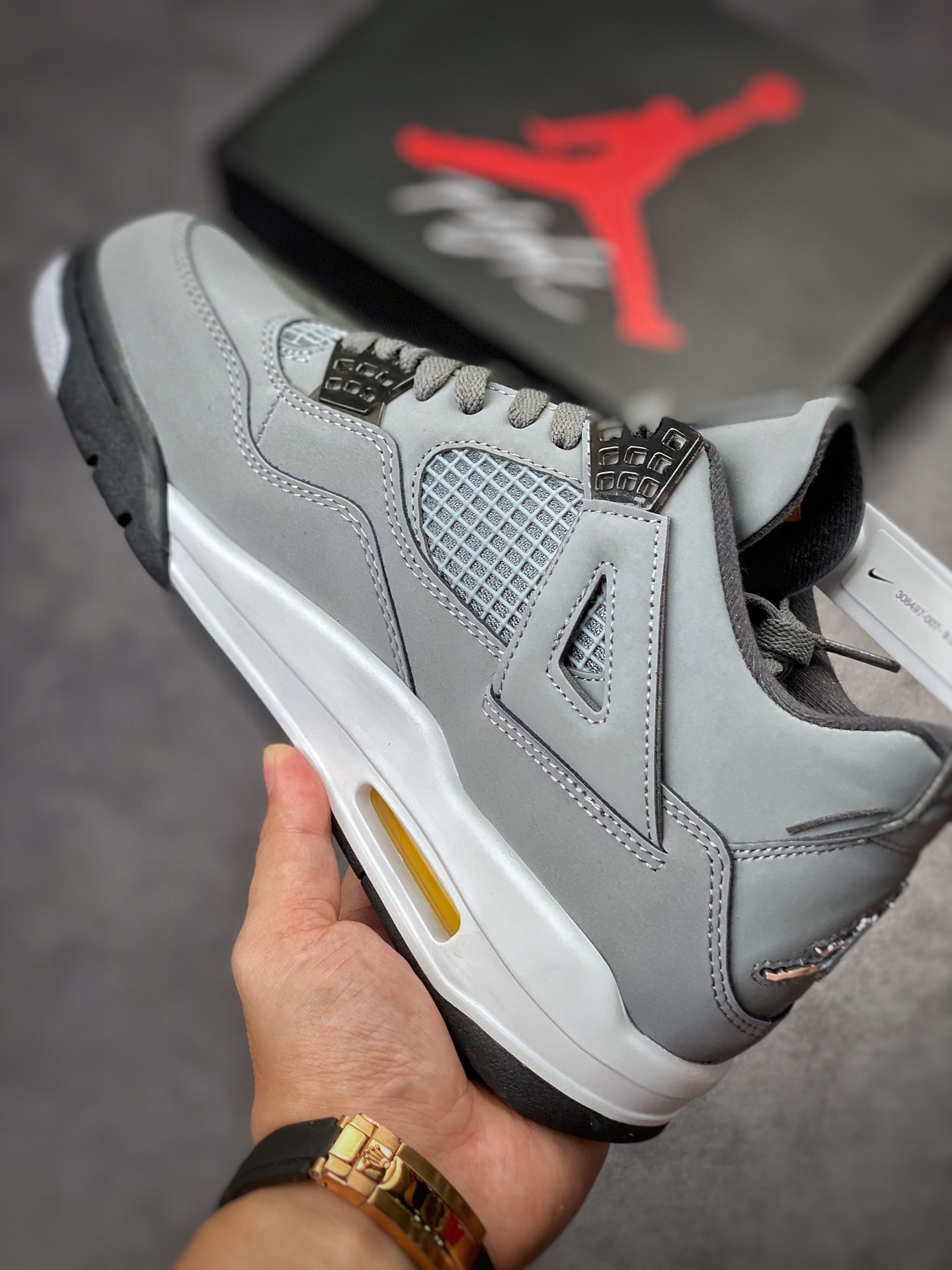 240 Air Jordan 4 Retro 酷灰 灰老鼠 308497-007