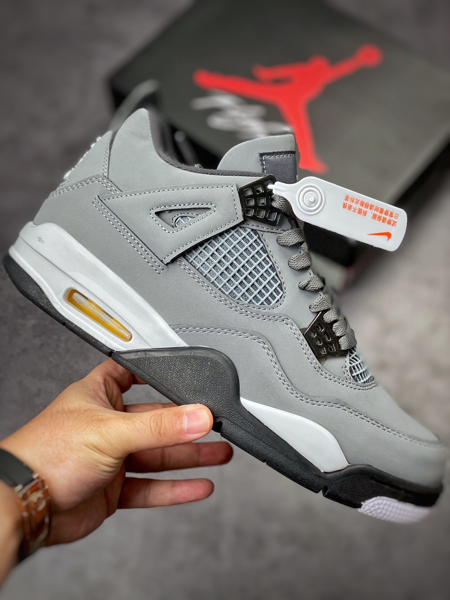 240 Air Jordan 4 Retro 酷灰 灰老鼠 308497-007