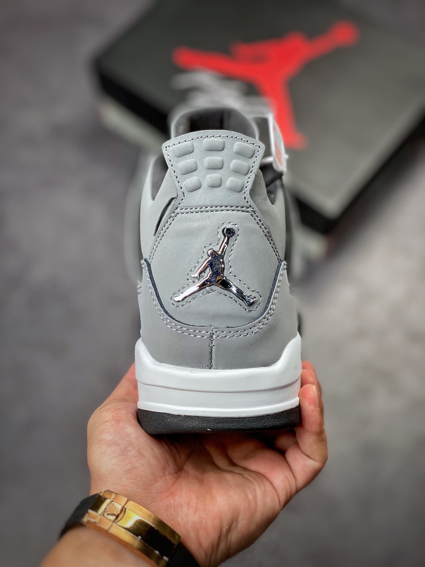 240 Air Jordan 4 Retro 酷灰 灰老鼠 308497-007