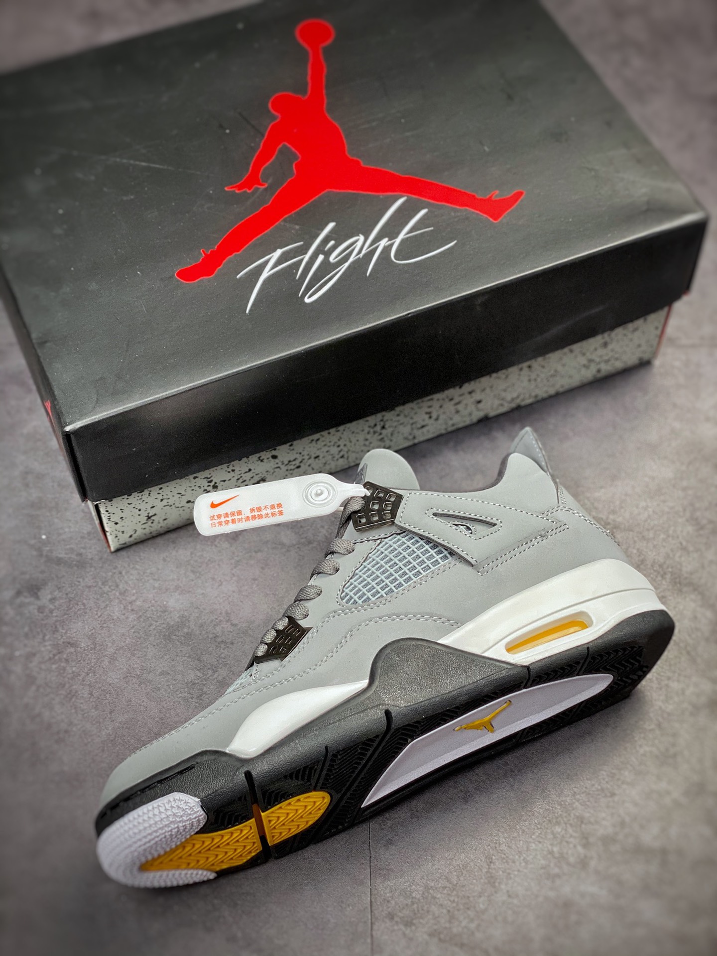 240 Air Jordan 4 Retro 酷灰 灰老鼠 308497-007