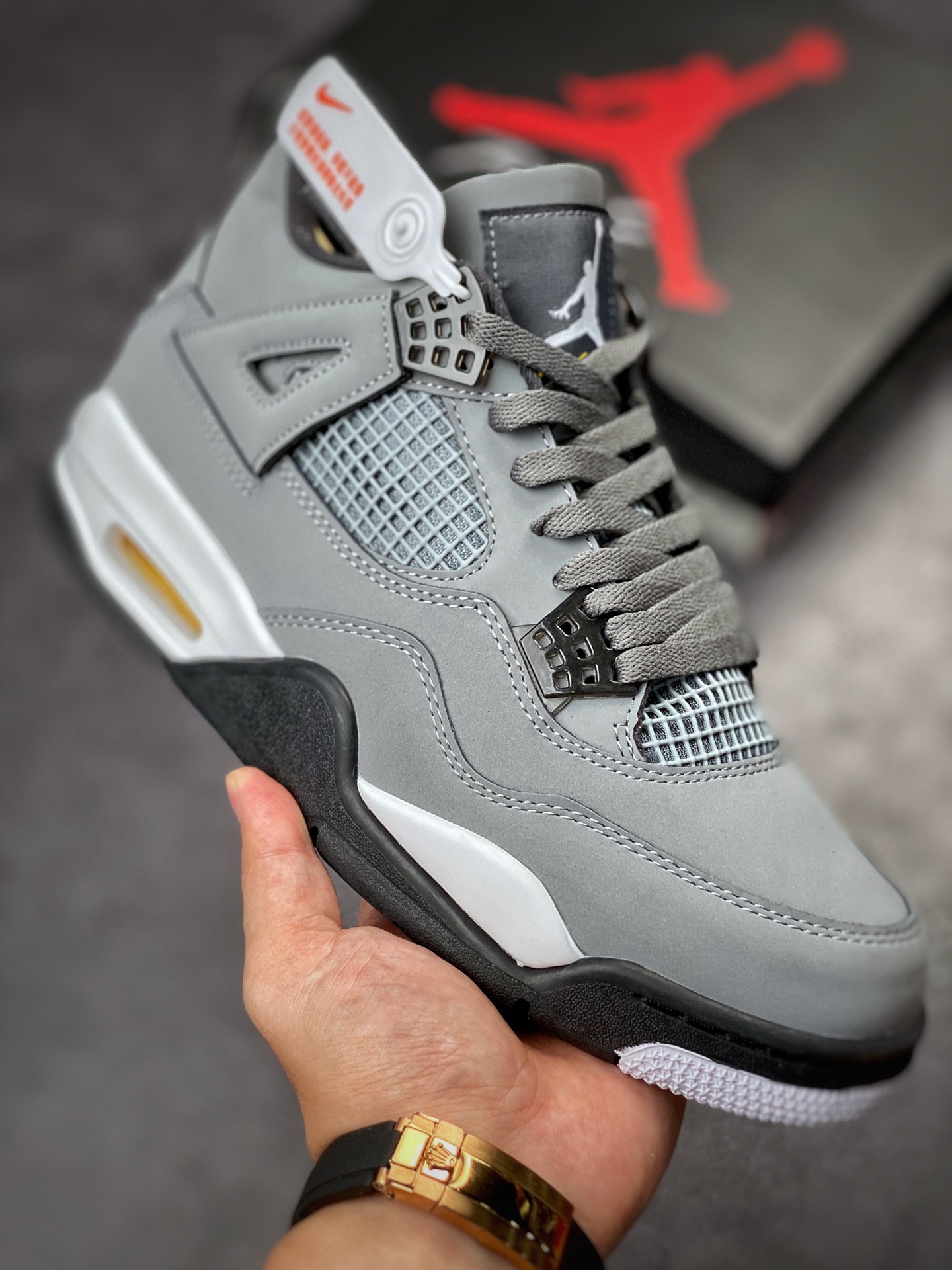 240 Air Jordan 4 Retro 酷灰 灰老鼠 308497-007