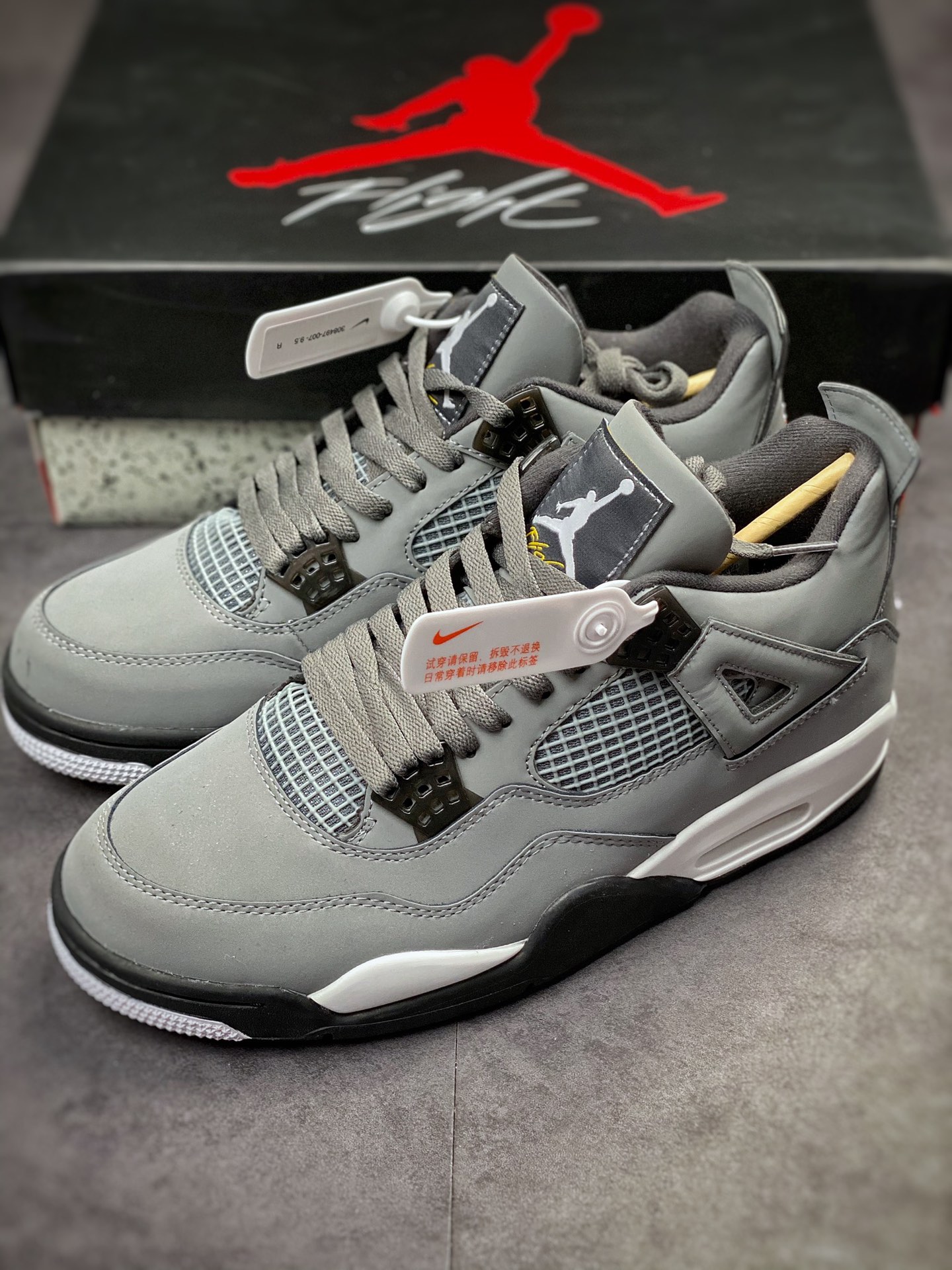 240 Air Jordan 4 Retro 酷灰 灰老鼠 308497-007
