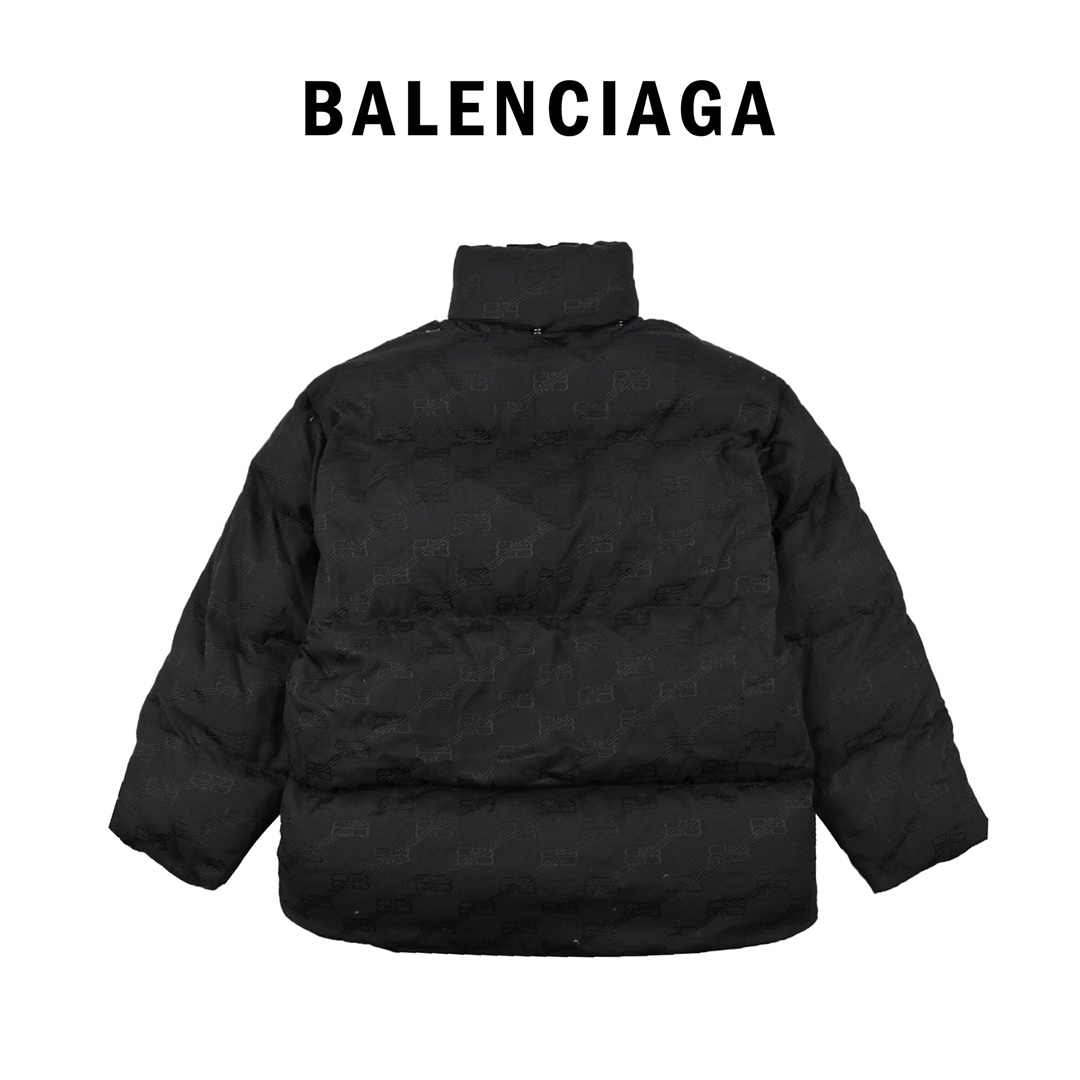 600 Balenciaga#巴黎世家新款提花羽绒外套