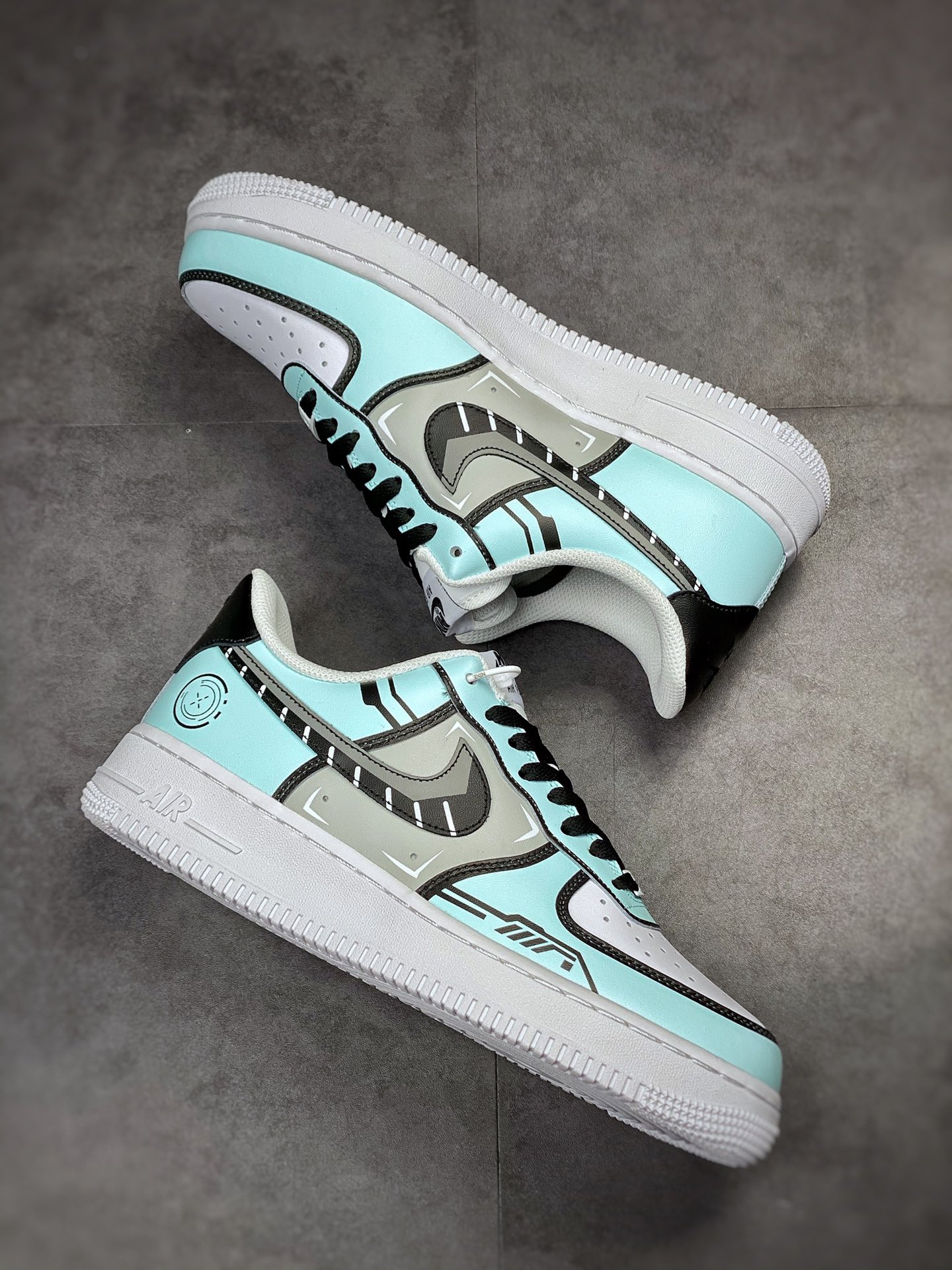 250 Nike Air Force 1 Low 07 薄荷绿尚博朋克印花NY7569-123
