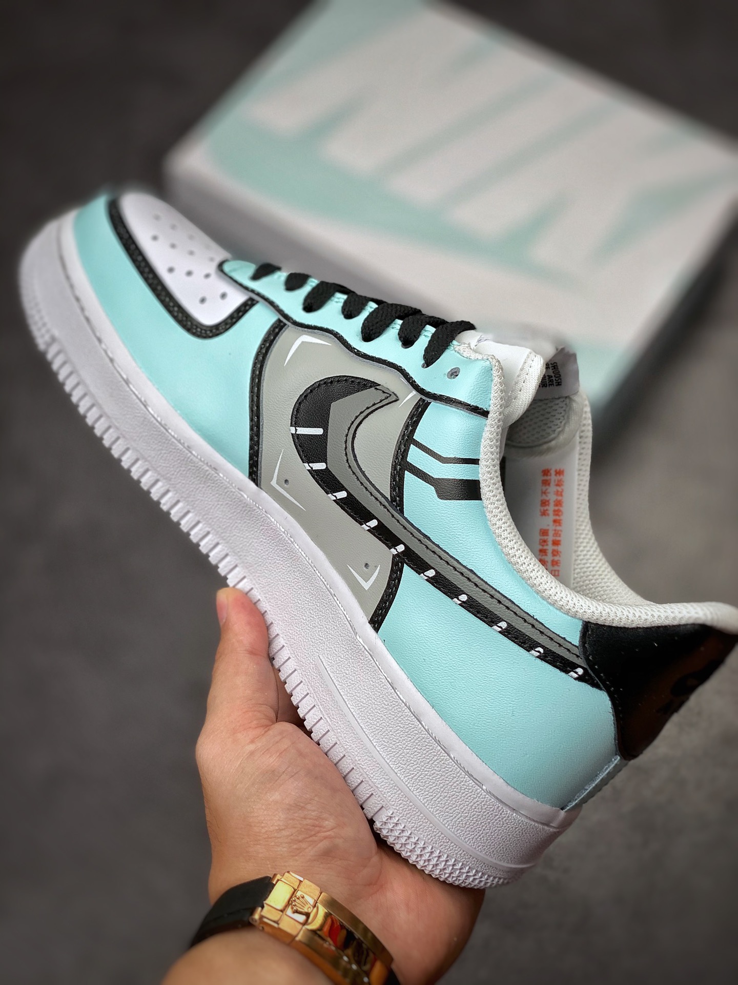 250 Nike Air Force 1 Low 07 薄荷绿尚博朋克印花NY7569-123