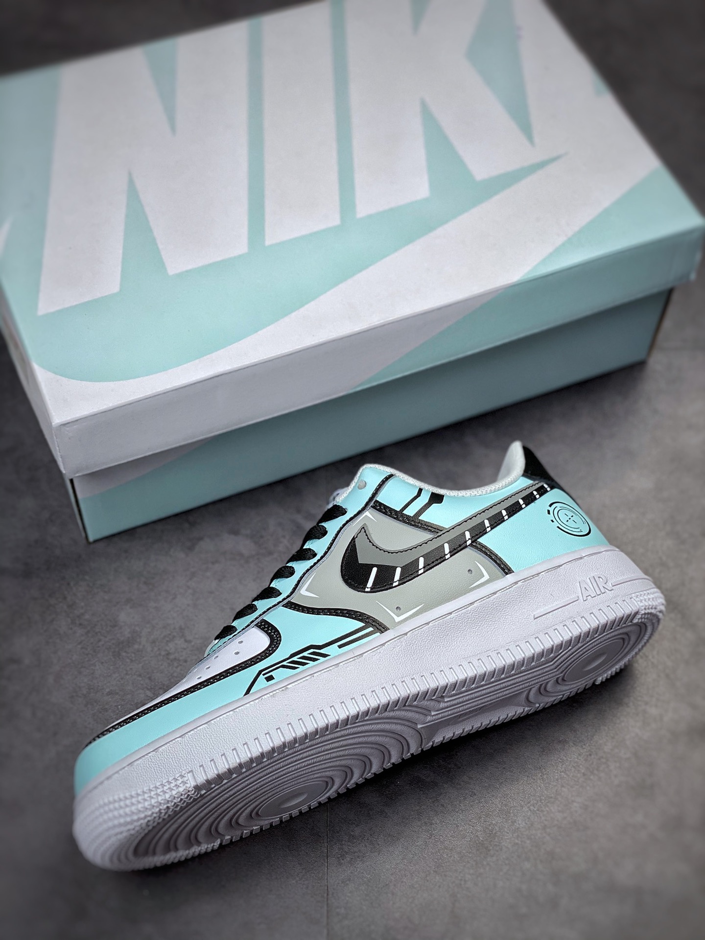 250 Nike Air Force 1 Low 07 薄荷绿尚博朋克印花NY7569-123