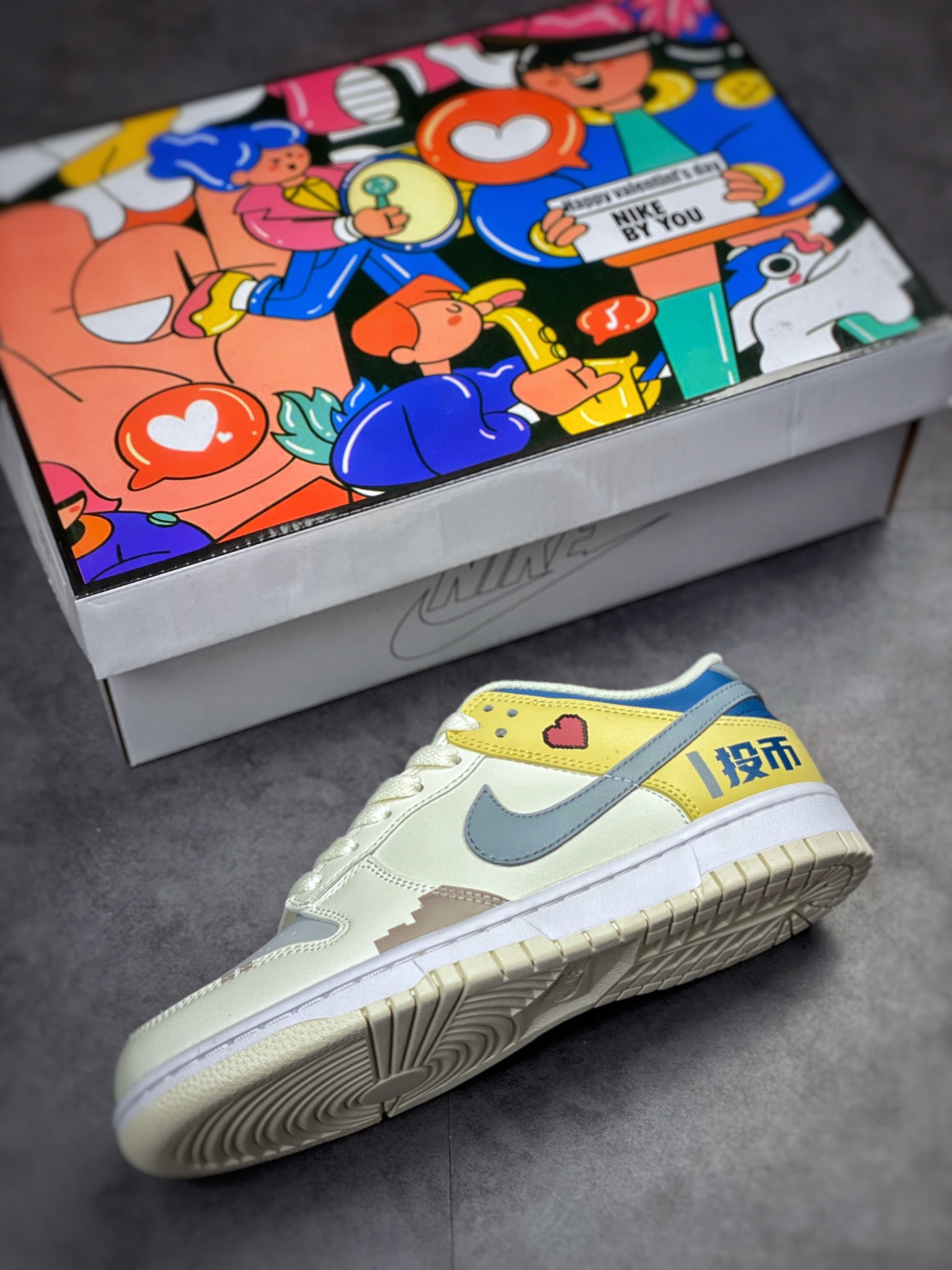 280 Nike Dunk SB Low 定制配色 电玩像素 DD1236-563
