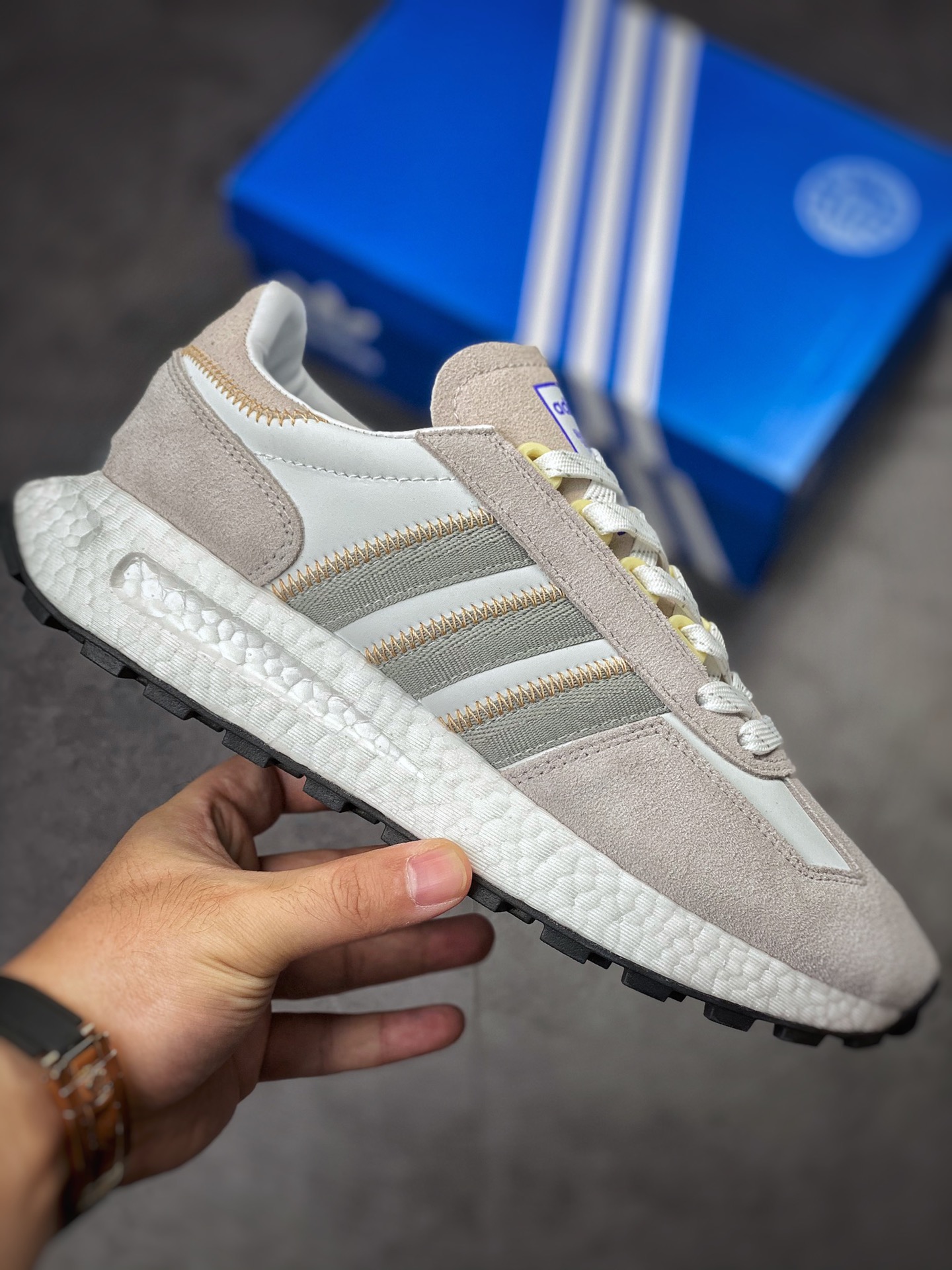 adidas Racing E5 Boost Prototype speed light retro series GY9916