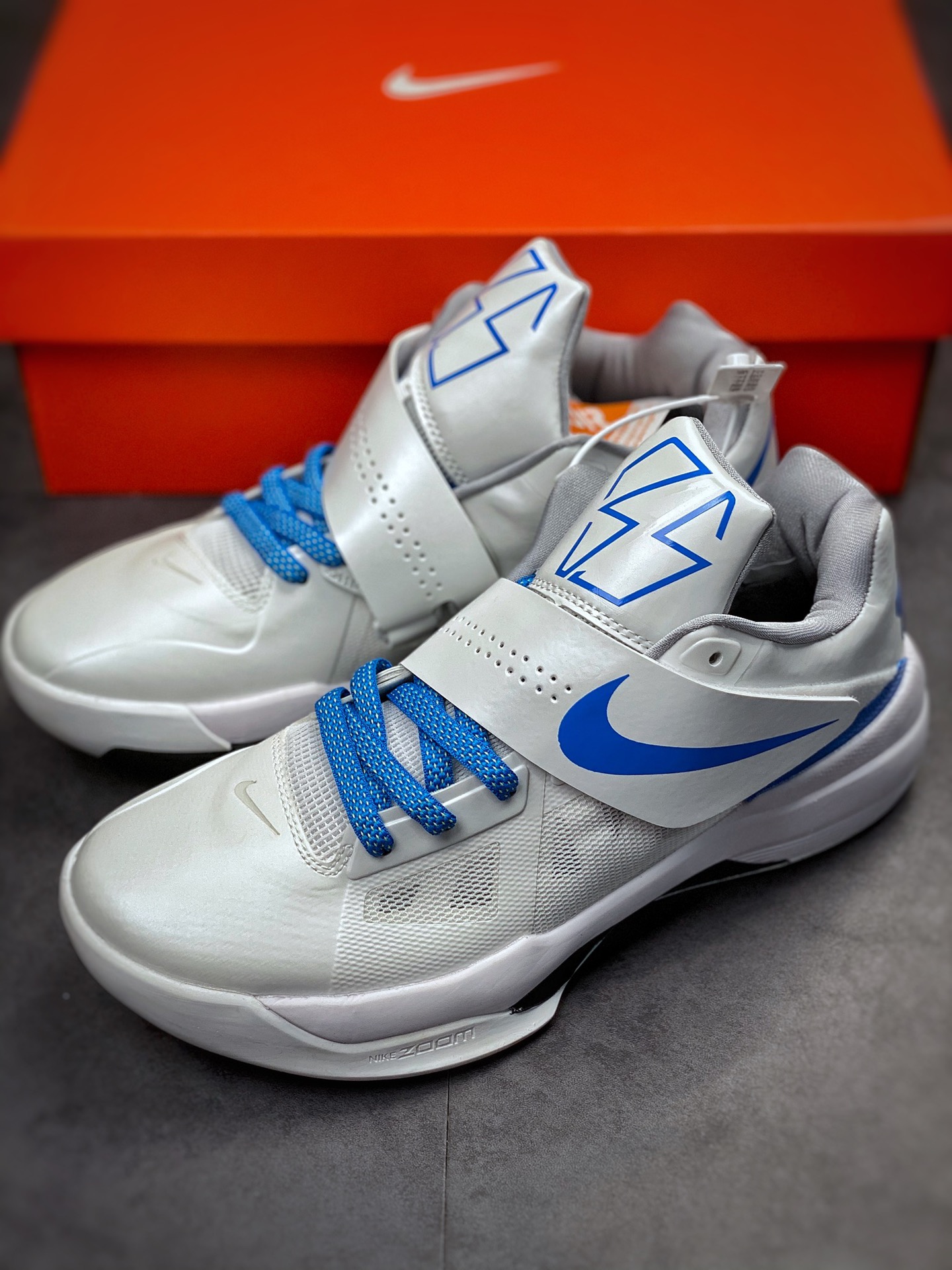 320 NIKE ZOOM KD IV CT16 QS KD4”Thunderstruck” 纯原版本 AQ5103-100