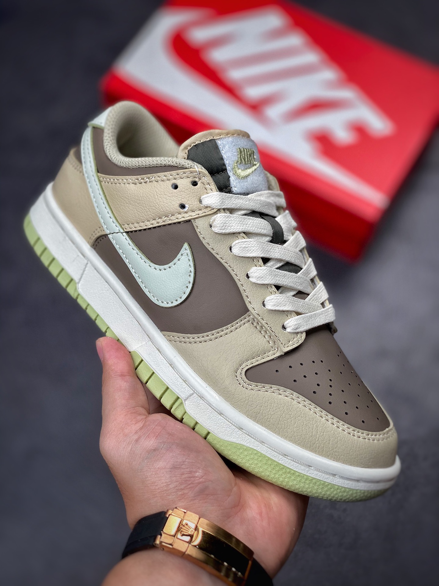 240 Nike SB Dunk Low 米棕 小倒勾配色 FB4961-012
