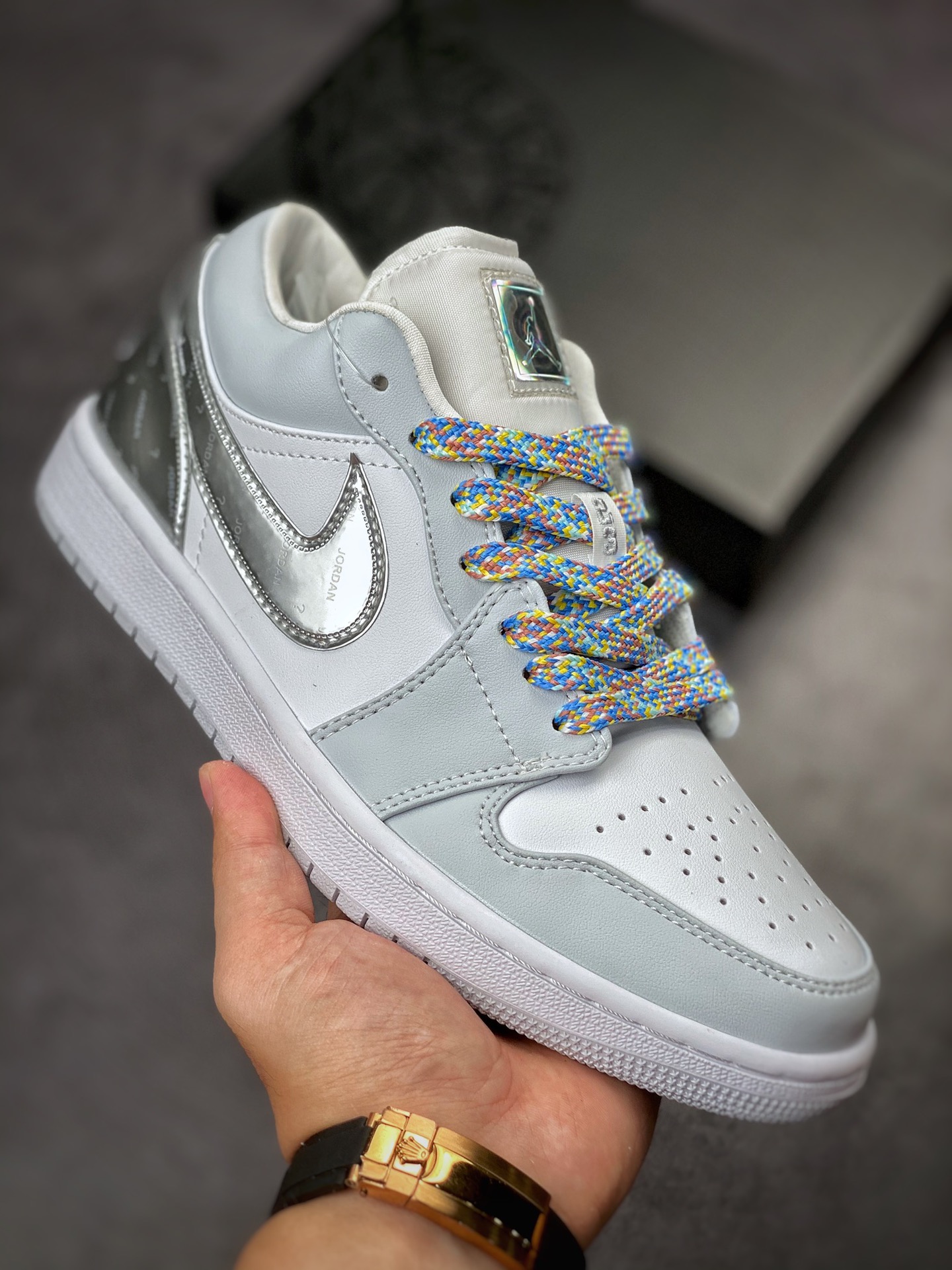 200 Air Jordan 1 Low 白银撕撕乐 DX6070-101