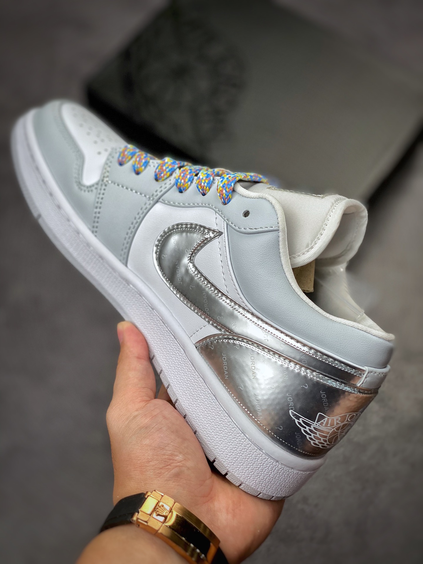 200 Air Jordan 1 Low 白银撕撕乐 DX6070-101