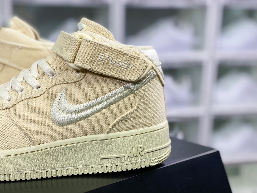 280 斯图西/Stussy x Air Force 1 '07 Mid”Fossil Beige”空军中帮DJ7841-200