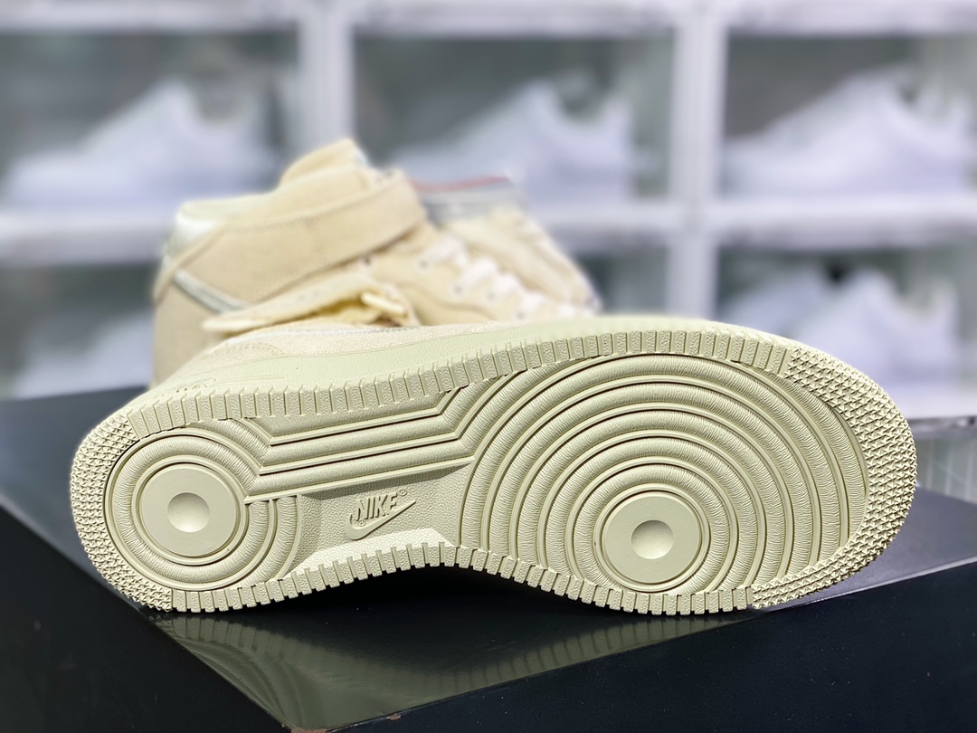 280 斯图西/Stussy x Air Force 1 '07 Mid”Fossil Beige”空军中帮DJ7841-200