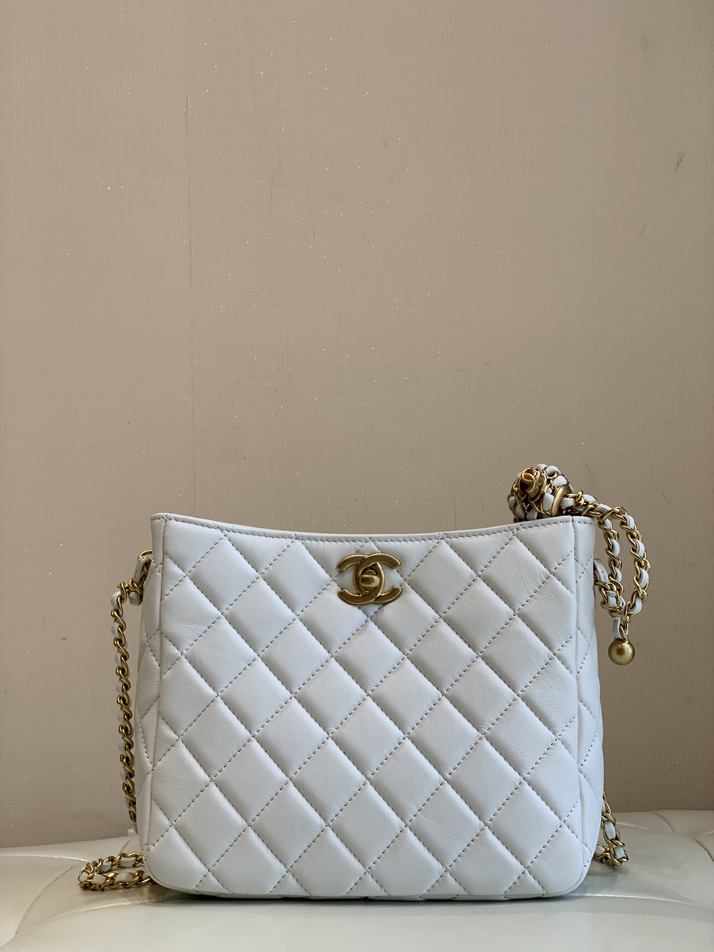 CHANEL 신상 히피백 컬러 블로킹 안감 디자인 태아 소가죽 이탈리아 Montebello 최상급 등판 태아 소가죽 빈티지 데일리 - 최고급 품질