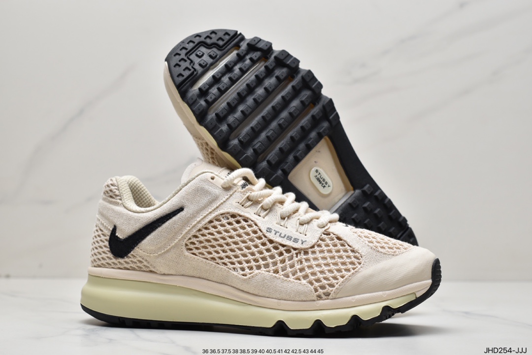 190 Stussy x Nike Aie Max 2013“Fossil”经典复古休闲跑步鞋DM6447-200