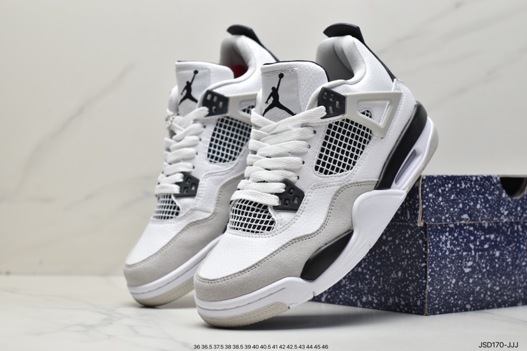 200 耐克Nike Air Jordan 4 Retro OG迈克尔·乔丹AJ4代中帮408497-100