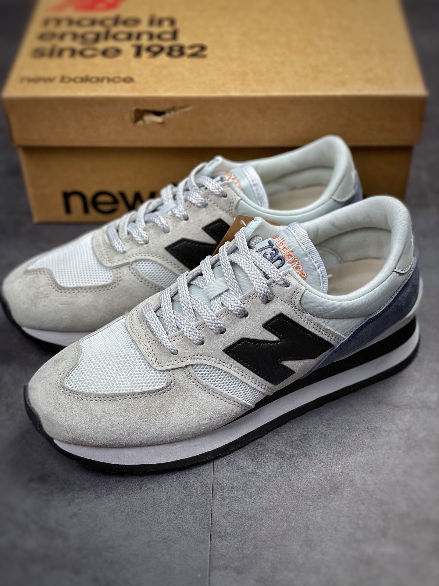 New Balance M730 Series Campus Wind Retro Casual Shoes M730GWK