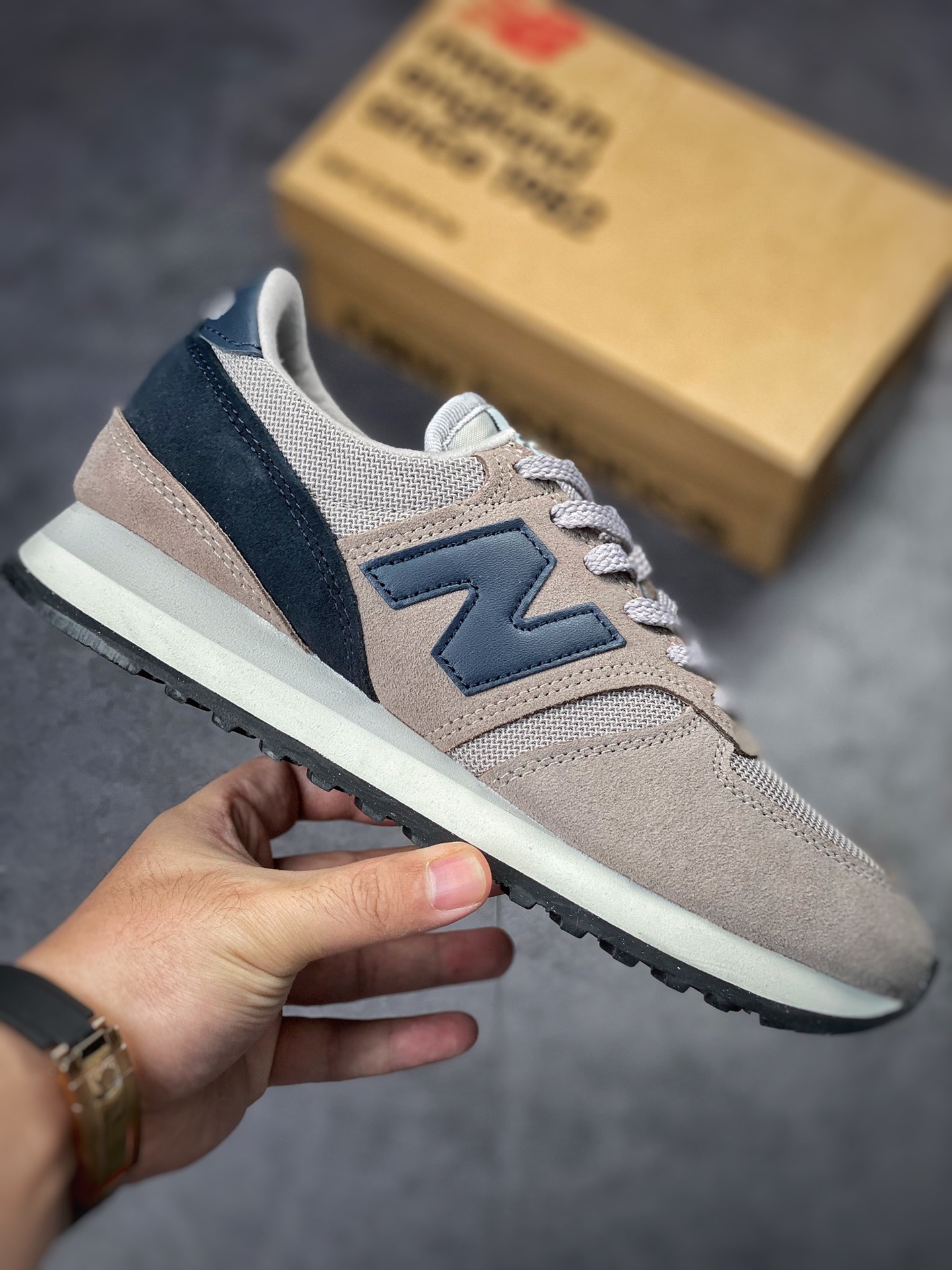 New Balance M730 Series Campus Style Retro Casual Shoes M730GGN