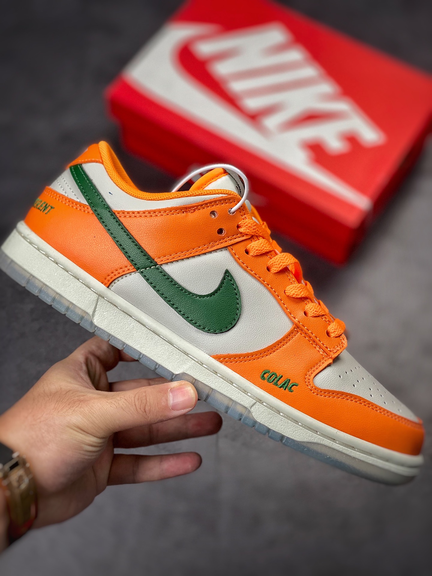 NIKE SB Dunk low FAMU orange green big snake joint DR6188-800-Top High Quatity Cheap Sneakers Fashion Clothing Clothes Bags handbags Shoes of all Brand wholesale With The best Quality And Beautiful Price from China Factory Chinese suppliers wholesaler seller NIKE SB Dunk low FAMU orange green big snake joint DR6188-800