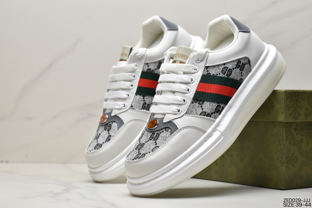 High luxury Gucci Screener GG High-Top Sneaker sports casual shoes series