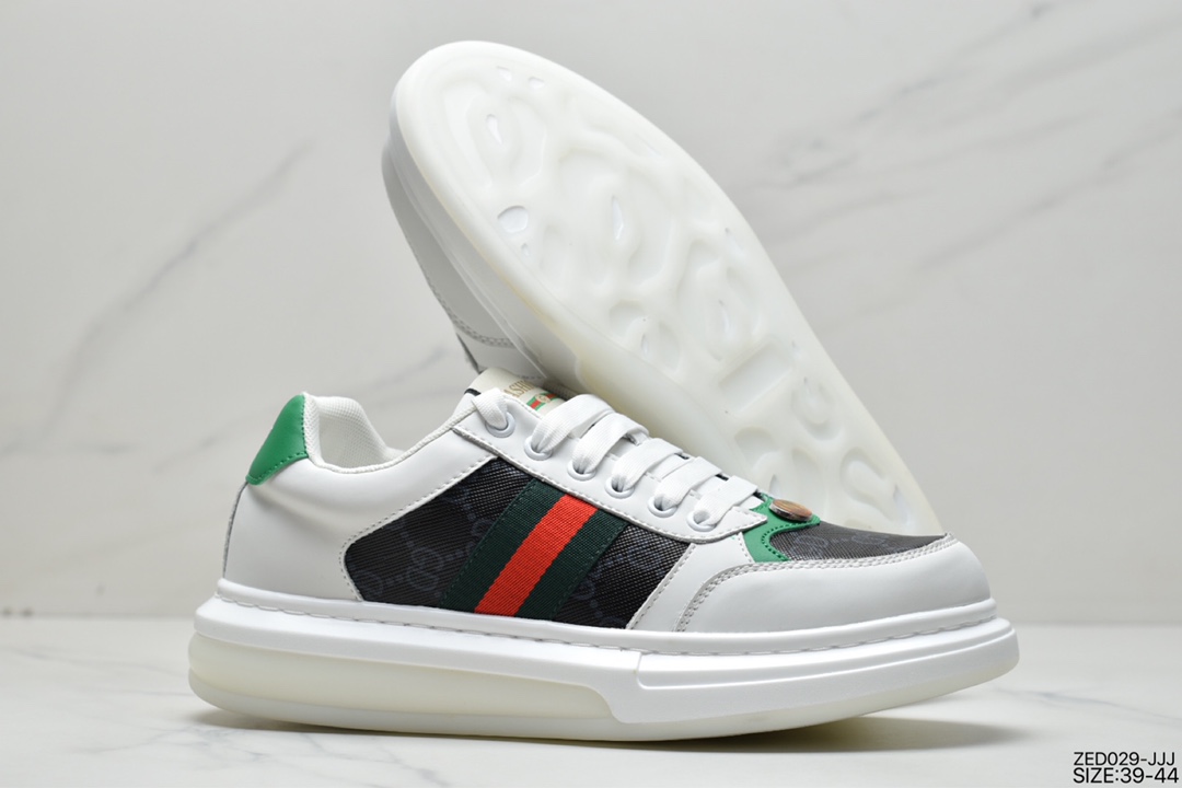 High luxury Gucci Screener GG High-Top Sneaker sports casual shoes series