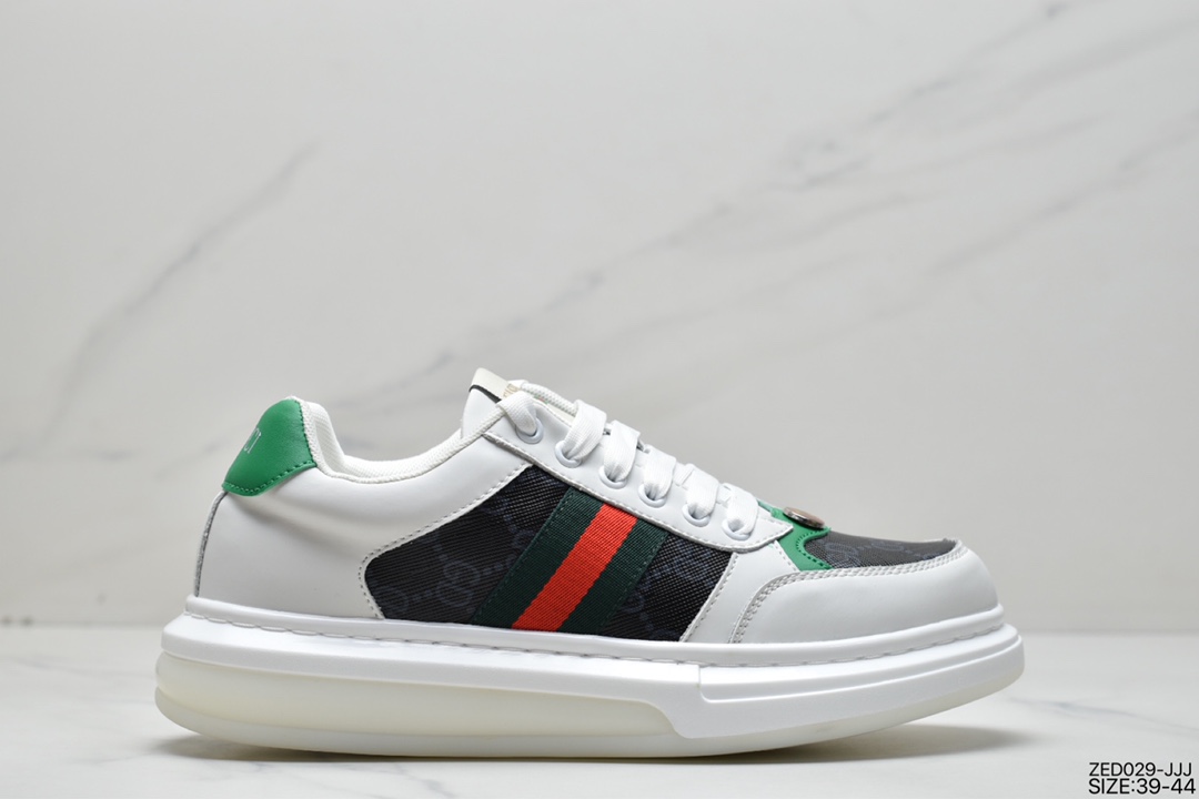 High luxury Gucci Screener GG High-Top Sneaker sports casual shoes series