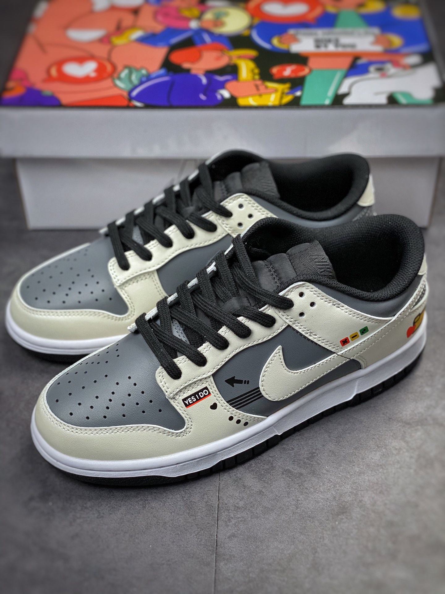 Nike Dunk SB Low Custom Color Game Pixel DD8012-006