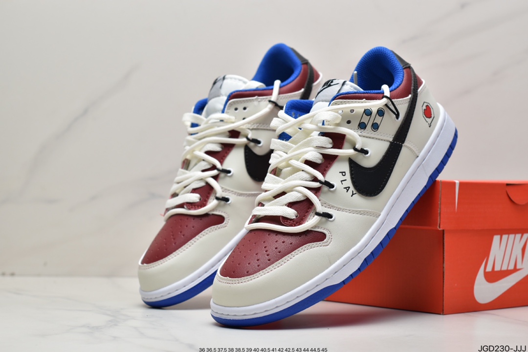180 耐克Nike SB Dunk Low Creamy/Tweed”解构绑带低帮休闲运动滑板板鞋CW1503-112