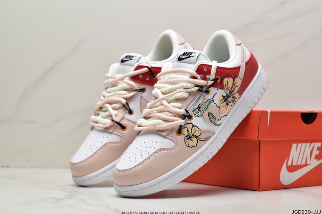 180 耐克Nike SB Dunk Low Creamy/Tweed”解构绑带低帮休闲运动滑板板鞋CW1503-112