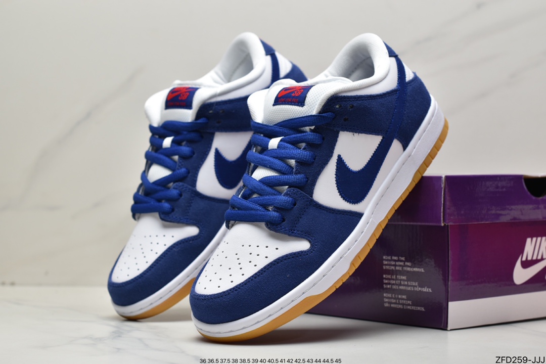 280 耐克Nike SB Dunk Low PRO PRM 白蓝 DO9395-400