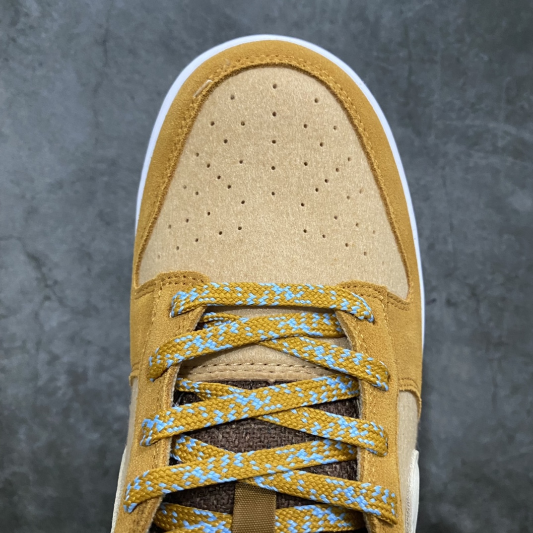 图片[5]-自  纯原L版Dunk Low\”Teddy Bear\”扣篮系列低帮休闲运动滑板板鞋“毛呢棕蓝小熊” 原厂更新数据窄楦翘头版型 采用台产进口翻毛革与毛呢布鞋面材质 确后跟反口里弧度#原厂中底布正确印刷#鞋垫嵌EVA缓震物料及背胶#全新窄版翘头耐磨橡胶大底 货号：DZ5350-288 尺码：36 36.5 37.5 38 38.5 39 40 40.5 41 42 42.5 43 44 44.5 45 46 47.5-选品中心