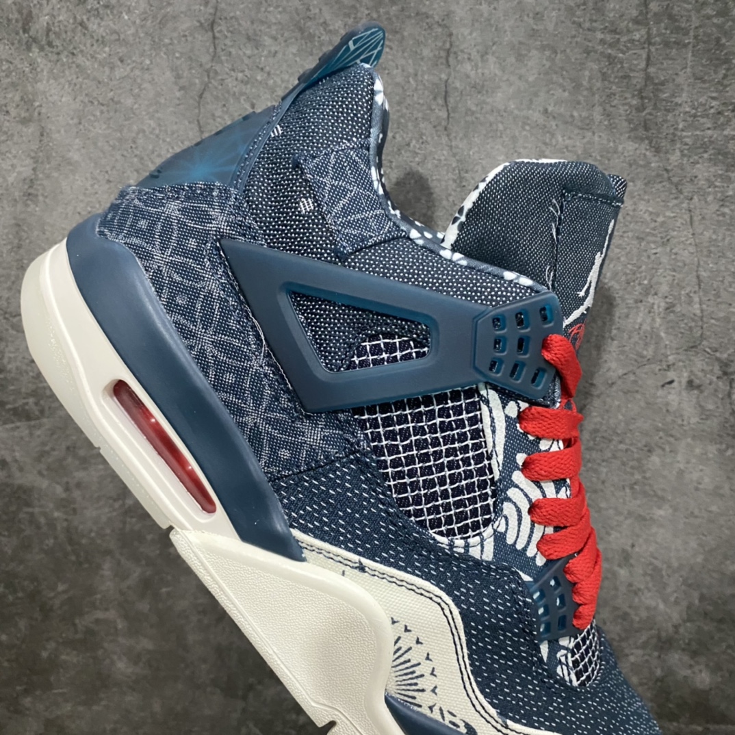 图片[7]-外贸纯原Air Jordan AJ4刺子绣CW0898-400 原盒配原 独配家原鞋拆开解发 原楦原纸板开发全 市场最纯四正代版型 原真底实气垫 回弹馈反充足 完美楦鞋打造 市面最高工艺 切一细节如实图拍 所见即所得 尺码：40 40.5 41 42 42.5 43 44.5 45 46 47.5-选品中心