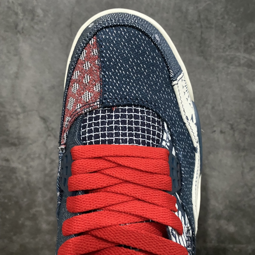 图片[5]-外贸纯原Air Jordan AJ4刺子绣CW0898-400 原盒配原 独配家原鞋拆开解发 原楦原纸板开发全 市场最纯四正代版型 原真底实气垫 回弹馈反充足 完美楦鞋打造 市面最高工艺 切一细节如实图拍 所见即所得 尺码：40 40.5 41 42 42.5 43 44.5 45 46 47.5-选品中心