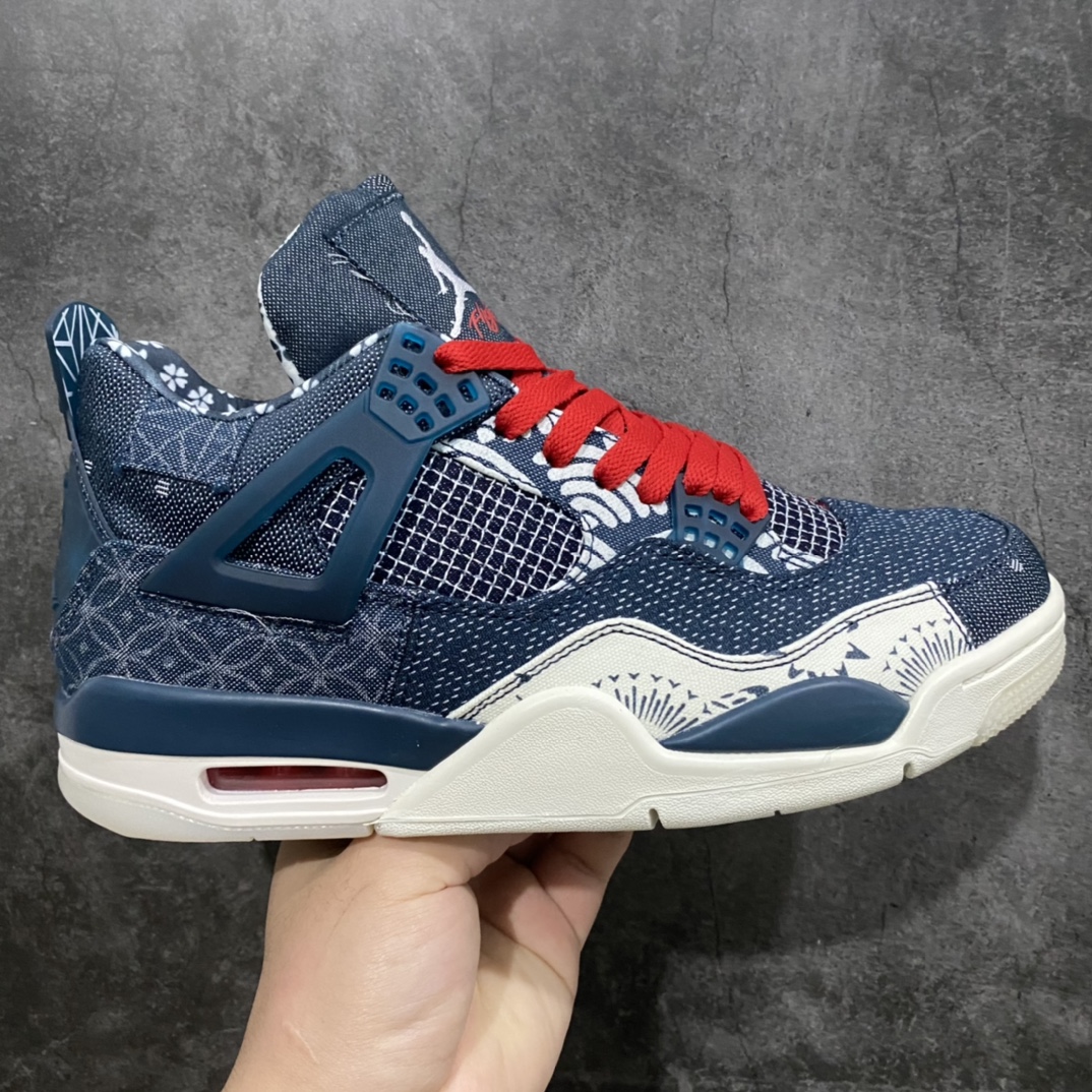 外贸纯原Air Jordan AJ4刺子绣CW0898-400 原盒配原 独配家原鞋拆开解发 原楦原纸板开发全 市场最纯四正代版型 原真底实气垫 回弹馈反充足 完美楦鞋打造 市面最高工艺 切一细节如实图拍 所见即所得 尺码：40 40.5 41 42 42.5 43 44.5 45 46 47.5-选品中心