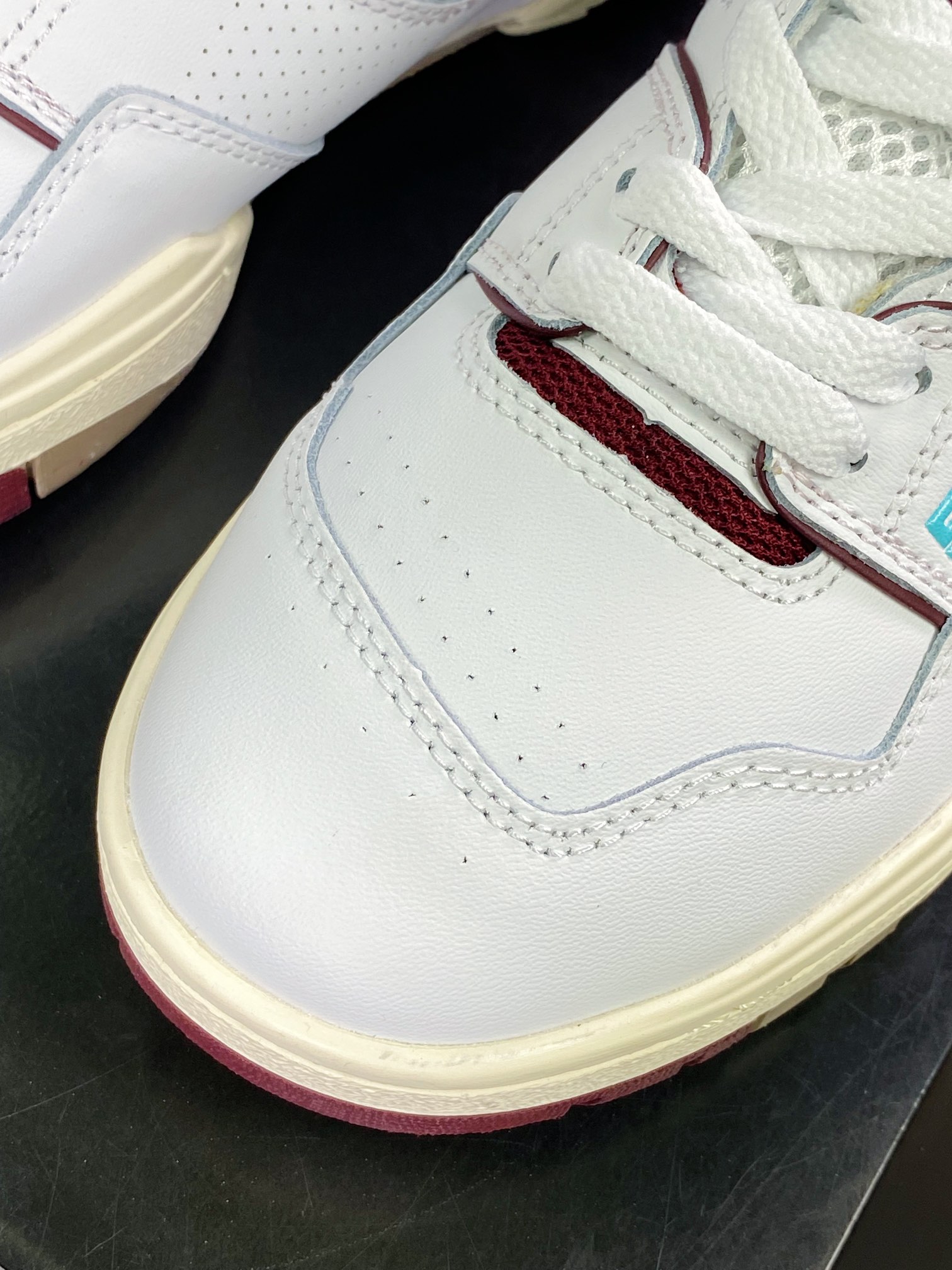 BB550 series classic retro low top casual sports basketball shoes ”leather white moon blue wine red” BB550WBG