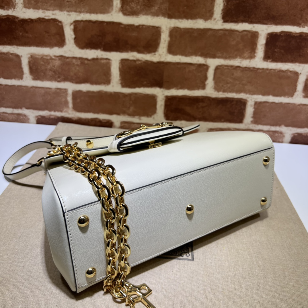 GUCCI古驰Horsebit 1955系列中号手袋702049
