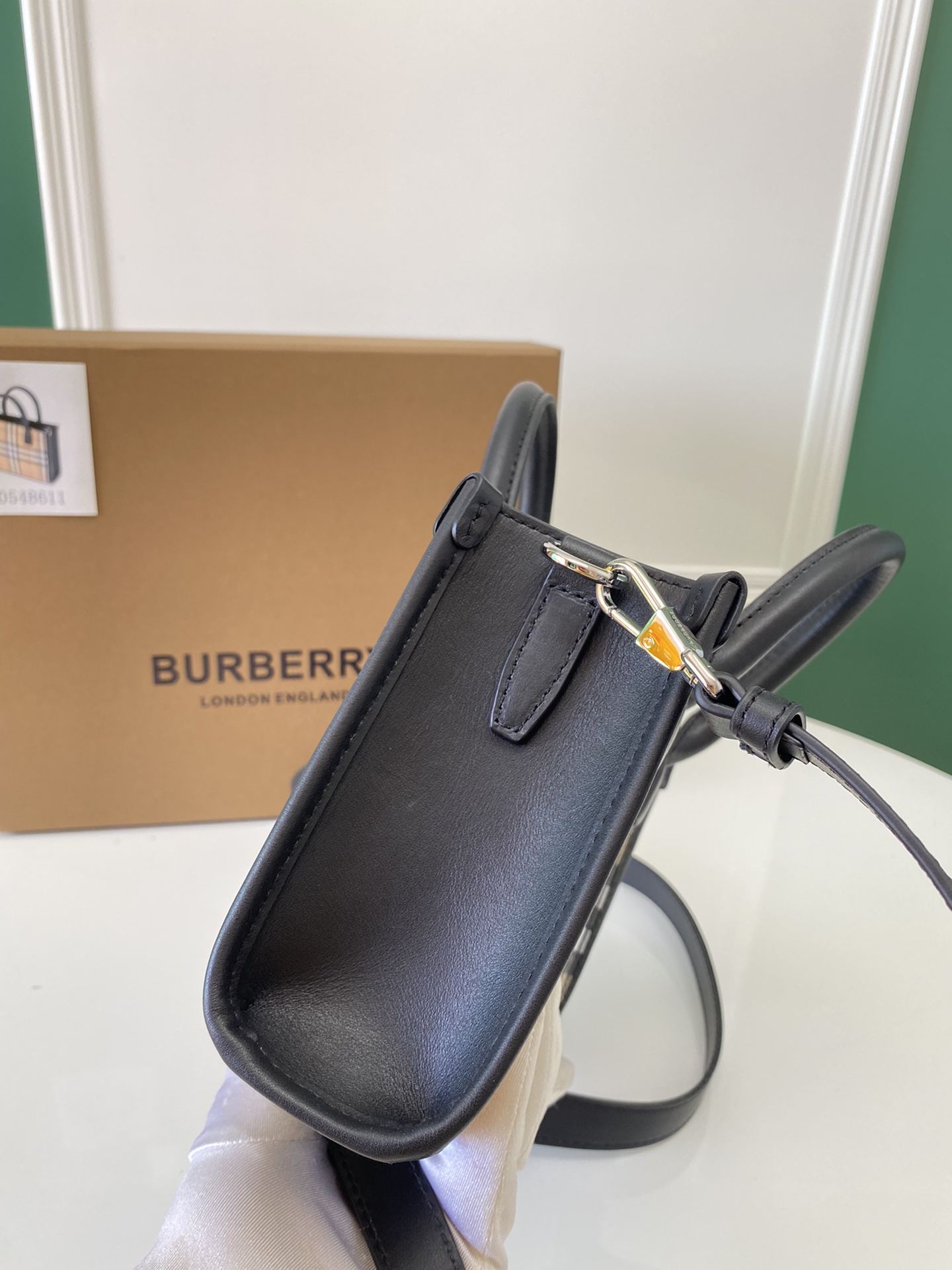 Burberry巴宝莉Vintage 格纹新款托特包