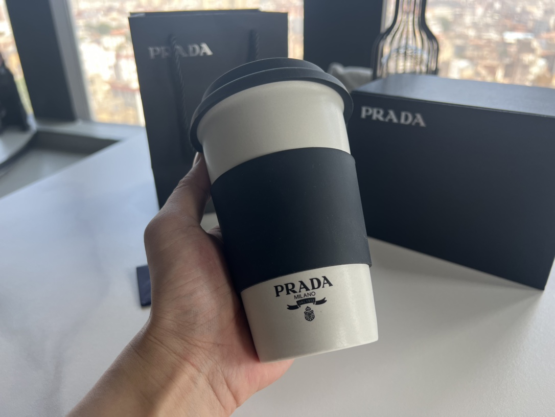 普拉达PRADA线下精品系列 ,香港站礼品,冬季新品咖啡杯 水杯 饮品杯 6